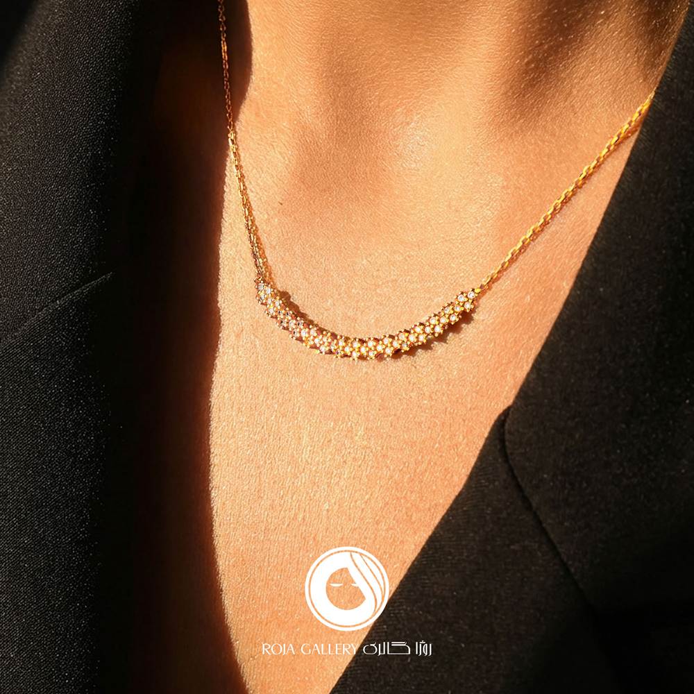 گردنبند فلاور طلا