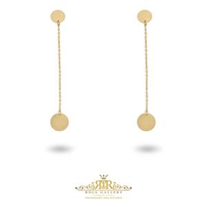 گوشواره میخی آویزدار دایره