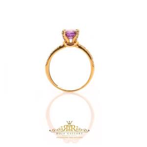 Roja Gold Gallery - Amethyst Solitaire Ring