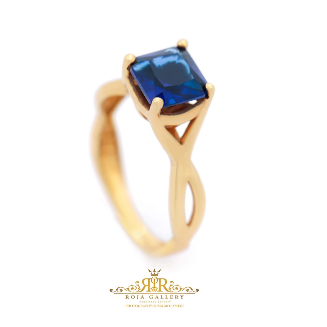 Roja Gold Gallery - Sapphire Solitaire Ring