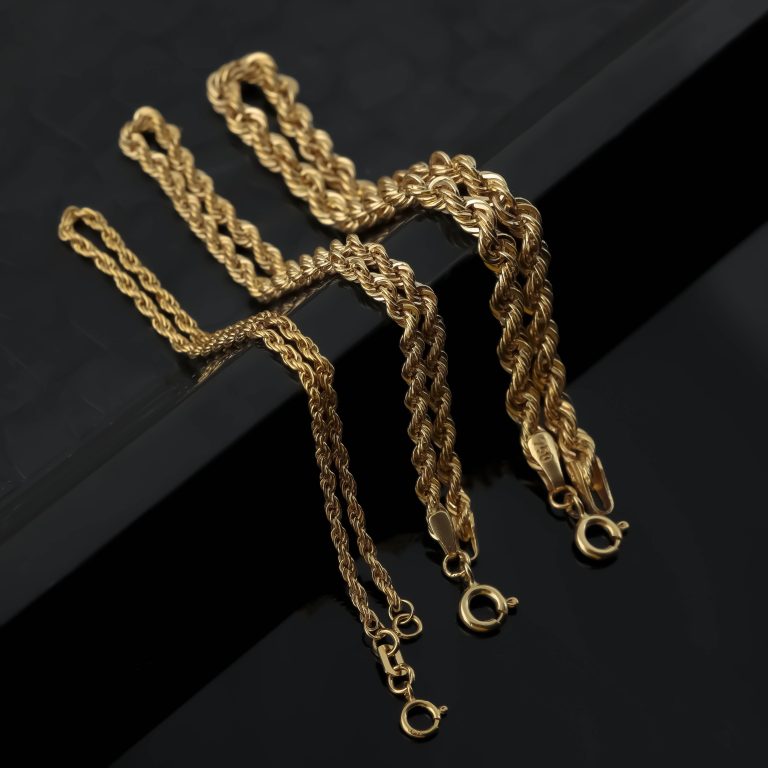 زنجیر طنابی در سه سایز
