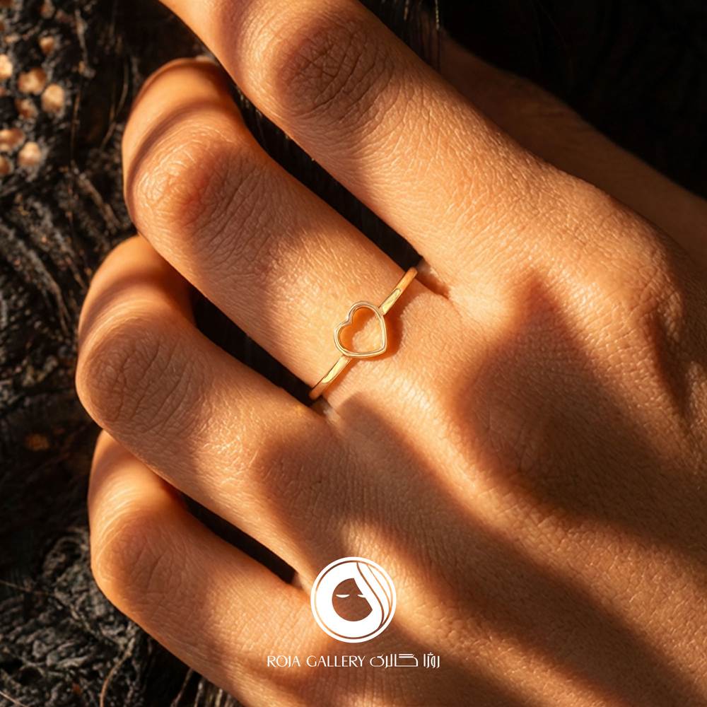 انگشتر قلب مینیمال