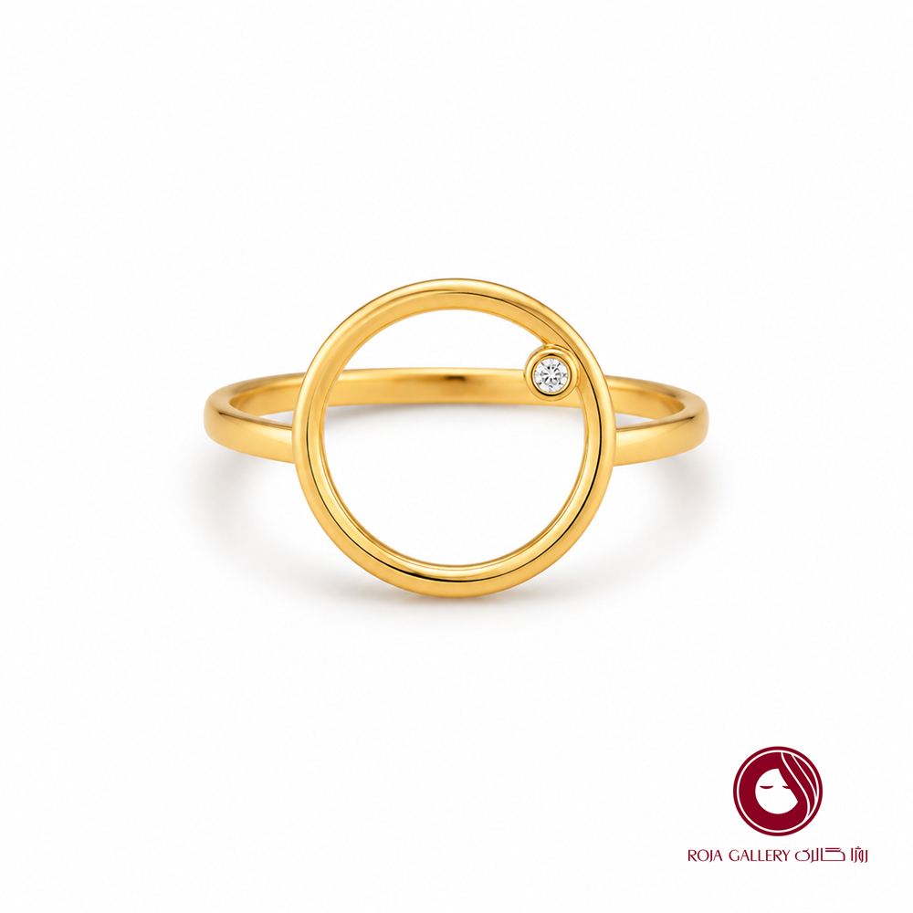 انگشتر مینیمال روژان کم اجرت - R-81476